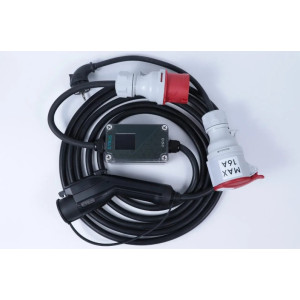 Зарядка для електромобіля EVEUS M32 Pro GBT 7.4 кВт 32А LCD WiFi