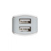 AЗУ Hoco Z23 Lightning 2USB 2in1 white
