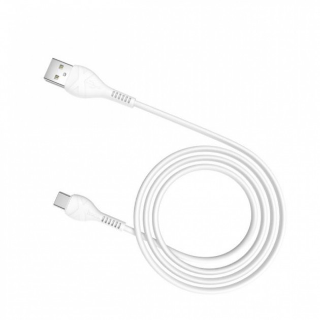 Кабель USB Type-C Hoco X37 Cool Power Type-C 1m White