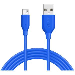 Кабель ANKER Powerline Micro USB - 0.9м V3 blue (A8132H31)