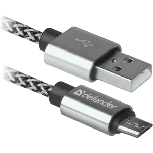Кабель DEFENDER (87803)USB08-03T PRO USB2.0,AM-MicroBM white, 1m