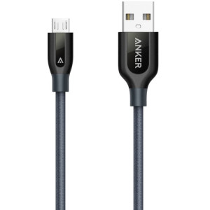 Кабель ANKER Powerline Micro USB - 0.9м V3 black (A8132H12)