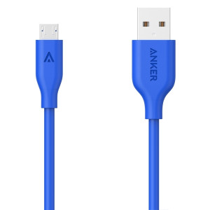 Кабель ANKER Powerline Micro USB - 0.9м blue (A8132031)
