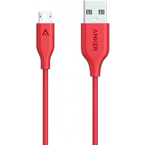 Кабель ANKER Powerline Micro USB - 0.9м V3 red (A8132H91)