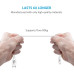 Кабель ANKER Powerline+ Lightning - 0.3м V3 white