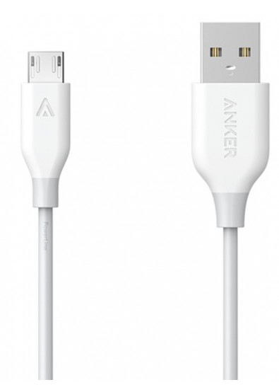 Кабель ANKER Powerline Micro USB - 1.8m V3 white