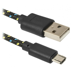 Кабель DEFENDER (87474)USB08-03T USB 2.0 AM-MicroBM 1.0m, пакет