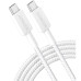 Кабель ANKER Powerline 322 USB-C to USB-C 1.8m 322 White (A81F6H21)