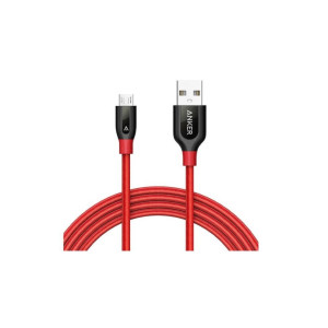Кабель ANKER Powerline+ Micro USB - 0.9м V3 red (A8142H91)