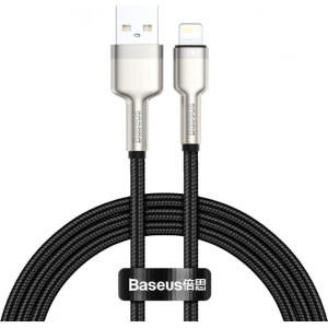 Кабель USB Type-C Baseus Cafule Series Metal Data Cable Type-C to Type-C 100W 1m Black (CATJK-C01)