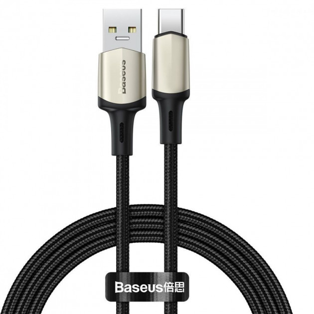 Кабель Baseus Cafule Type-C (Support VOOC) 1m black