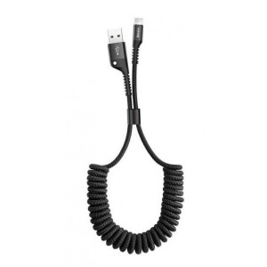 Кабель Baseus Fish Eye Spring Data Type-C 2A (1m) black