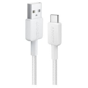 Кабель ANKER Powerline 322 USB Type-A to USB Type-C 1.8m White (A81H6H21)