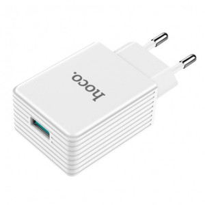 СЗУ Hoco C34A Platinum QC3.0A 1USB white