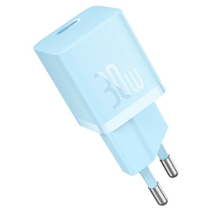 Сетевое зарядное устройство Baseus GaN5 Fast Charger (mini) 1C 30W Blue (CCGN070603)
