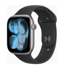 Смарт-годинник Apple Watch Series 11 GPS 46mm Space Grey Alu. Case w. Black S. Band - M/L (MEV44) Смарт-годинник Apple Watch Series 11 GPS 46mm Space Grey Alu. Case w. Black S. Band - M/L (MEV44)