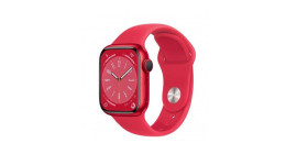 Смарт-годинник Apple Watch Series 8 GPS 41mm PRODUCT RED Aluminum Case w. PRODUCT RED S. Band - S/M (MNUG3)