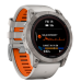 Смарт-годинник Garmin Fenix 7X Pro Sapphire Solar Titanium w. Fog Gray/Ember O. Band (010-02778-14/15/64)