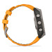 Смарт-годинник Garmin Fenix 8 47mm AMOLED Sapphire Titanium w. Spark Orange/Graphite Silicone Band (010-02904-10/11/19)