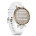 Смарт-часы Garmin Lily Cream Gold Bezel with White Case and Silicone Band (010-02384-10)