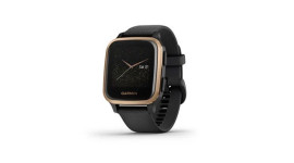 Смарт-часы Garmin Venu Sq Music Edition Rose Gold Aluminum Bezel with Black Case and Silicone (010-02426-05/15)