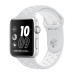 Смарт-часы Apple Watch Nike+ 38mm Silver Aluminum Case with Pure Platinum/White Nike Sport Band (MQ172)