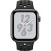 Смарт-часы Apple Watch Nike+ Series 4 GPS 44mm Gray Alum. w. Anthracite/Black Nike Sport b. Gray Alum. (MU6L2)