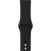 Смарт-годинник Apple Watch Series 3 GPS 42mm Space Gray with Black Sport Band (MTF32)