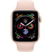 Смарт-часы Apple Watch Series 4 GPS + LTE 40mm Gold Alum. w. Pink Sand Sport b. Gold Alum. (MTUJ2)