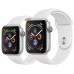 Смарт-часы Apple Watch Series 4 GPS + LTE 40mm Silver Alum. w. White Sport b. Silver Alum. (MTUD2)