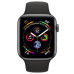 Смарт-часы Apple Watch Series 4 GPS 40mm Gray Alum. w. Black Sport b. Gray Alum. (MU662)