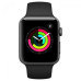 Смарт-годинник Apple Watch Series 3 GPS 38mm Space Gray with Black Sport Band (MTF02)