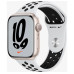 Смарт-часы Apple Watch Nike Series 7 GPS 45mm Starlight Aluminum Case w. Black Nike Sport Band (MKNA3)