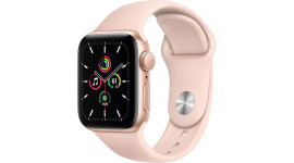 Смарт-годинник Apple Watch GPS SE 44mm Gold Aluminum Case w. Pink Sand Sport B. (MYDR2)
