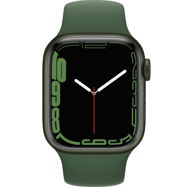 Смарт-годинник Apple Watch Series 7 GPS 41mm Green Aluminum Case With Green Sport Band (MKN03)