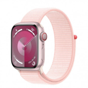 Смарт-часы Apple Watch Series 9 GPS + Cellular 41mm Pink Alu. Case w. Light Pink S. Loop (MRJ13)