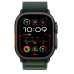 Смарт-часы Apple Watch Ultra 2 GPS + Cellular 49mm Black Titan. Case w. Dark Green Alpine Loop - Small (MX4Q3)