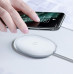 Бездротовий зарядний пристрій Baseus Jelly Wireless Charger 15W White (WXGD-02)