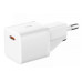 СЗУ Baseus GaN5 Mini Fast Charger 25W White Type-C to Type-C cable (P10110909213-01)