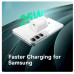 СЗУ Baseus GaN5 Mini Fast Charger 25W White Type-C to Type-C cable (P10110909213-01)