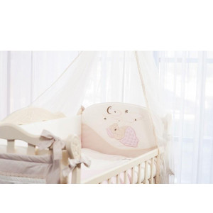 Комплект постельного белья putti starry night 7 эл. (розовый)