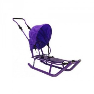 Санки Anmar Active (рег.ручка+капюшон) фіолетовий Санки Anmar Active (рег.ручка+капюшон) фіолетовий