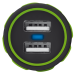 АЗУ Urban Revolt Dual Smart Car Charger 2 USB 1 А Lime (6224630)