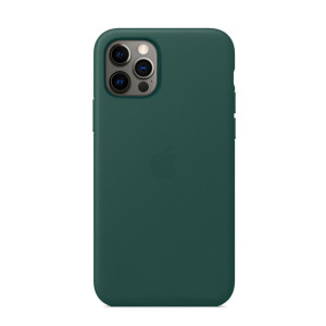 Чохол Leather Case with MagSafe iPhone 12 mini (MTES2FE/A) Pine Green