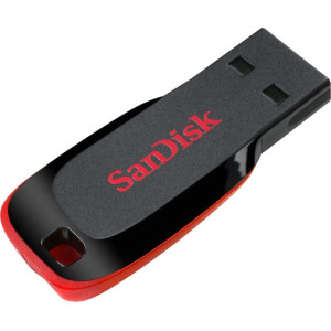 SANDISK 32Gb USB Cruzer Blade Black/red