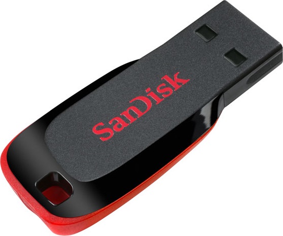 SANDISK 32Gb USB Cruzer Blade Black/red
