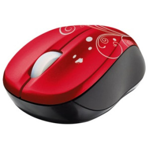 TRUST Vivy Wireless Mini Mouse red bluespot (17355)