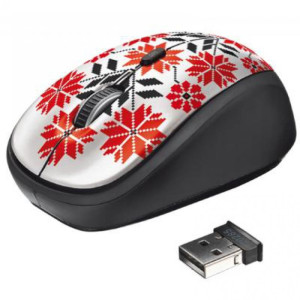 Trust Yvi Wireless Mouse Ukrainian style snow (20285)