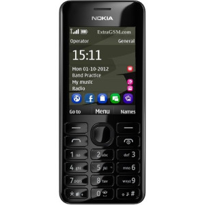 Мобильный телефон Nokia 206 Asha Dual SIM black (UA)