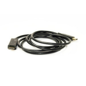 Видeo кабель PowerPlant DisplayPort - HDMI, 1.8m, позолоченные коннекторы, 1.4V